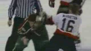 McGrattan vs Boogaard Jan 16 2006 [upl. by Ainoyek]