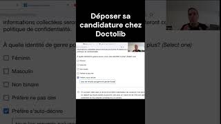 Déposer son CV sur Doctolib [upl. by Tod651]