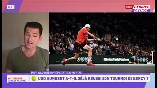 Ugo Humbert vatil se relâcher après sa victoire sur Alcaraz [upl. by Limber142]