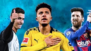 Jadon Sancho has already settled the GOAT debate between Messi and Ronaldo [upl. by Nyrac791]