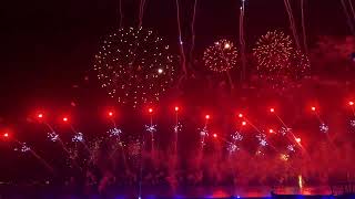 2024 Eid Al Fitr Musical Fireworks Show  Katara Cultural Village Qatar youtube qatar [upl. by Nosyla]