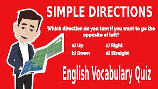 Simple Directions Multiple Choice Vocabulary Quiz [upl. by Ramad]