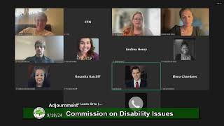 Ann Arbor Commission on Disability Issues 91824 [upl. by Wier752]