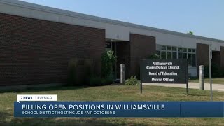 Williamsville Central School District to hold job fair [upl. by Japha456]