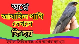 স্বপ্নে আবাবিল পাখি দেখলে কি হয়  Shopne ababil pakhi dekhle ki hoy Dream meaning of bird birds [upl. by Adni]