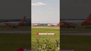 Congestion at Manchester airport Runway 2 3924 [upl. by Htebesile631]