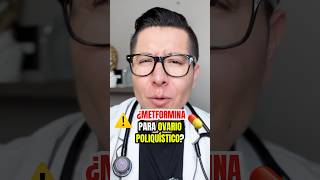 ⚠️ ¿METFORMINA para OVARIO POLIQUÍSTICO 💊 [upl. by Anipsed]