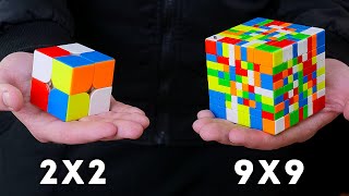 From 2x2 to 9x9 Rubik’s cube collection [upl. by Ydisahc]