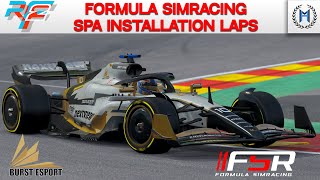 FormulaSimRacing Installation Laps at SpaFrancorchamps [upl. by Senilec343]