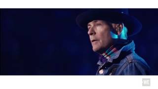 The Path to Reconciliation  Gord Downie and Pearl Wenjack at WE Day [upl. by Atteynot]