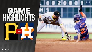 Pirates vs Astros Game Highlights 72924  MLB Highlights [upl. by Esau]