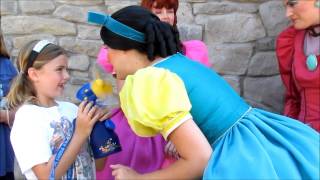 Anastansia Drizella amp Lady Tremaine meeting at the Magic Kingdom Walt Disney World [upl. by Gnah]