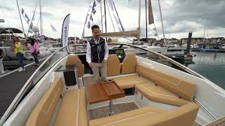 Yamarin 88 DC Premium walkthrough the best features at The South Coast Boat Show [upl. by Eenoj895]