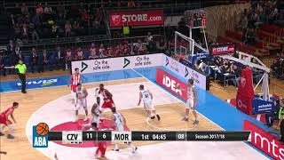 Perfect night for Mathias Lessort Crvena zvezda mts  Mornar 1102017 [upl. by Eba565]