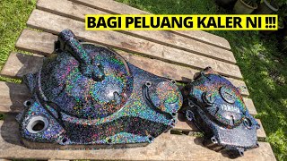 Spray Cover Magnet Dan Clutch Engine Yamaha LCv1 🏍 Padu Juga Kaler Nih ✨✨ [upl. by Intisar]