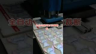 Automatic embossing cutting of leather label and leather labelWelcome to consult and understand [upl. by Ynottirb971]