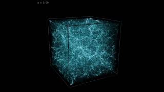 Cosmological simulation with 2 million dark matter particles [upl. by Launame]