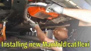 Ford Mondeo Mk3 ST220  Gravity Performance stainless exhaust system install guide [upl. by Kiehl427]