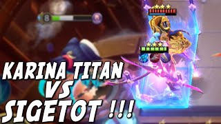 KARINA TITAN BISA SESAKIT INI  GATOT BINTANG 3 BENTARAN ILANG COY  FIX KALIAN WAJIB COBA [upl. by Cirek739]