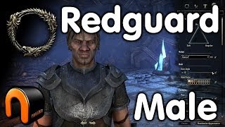 Elder Scrolls Online  Redguard Male  Character Creation [upl. by Solhcin730]