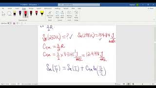 How to Calculate the MOLAR ENTROPY at a Specific Temperature given HEAT CAPACITY  PHYSICAL CHEM [upl. by Anhoj684]