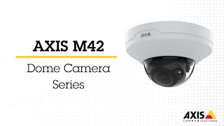 Affordable varifocal domes with deep learning – AXIS M42 Dome Camera Series [upl. by Kristian]