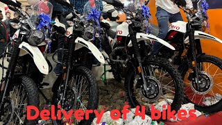 New bike delivery le li vlog friends rider indore bikedelivery birthday [upl. by Satsoc]