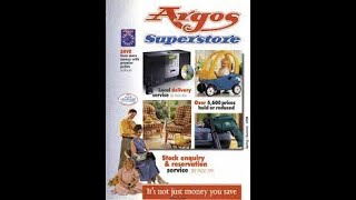 Argos Superstore Catalogue SpringSummer 1998 [upl. by Faydra]