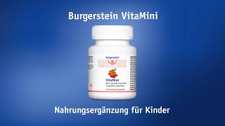 Burgerstein VitaMini  Nahrungsergänzung für Kinder DE [upl. by Namajneb675]