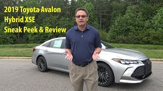 2019 Avalon Part 5 Hybrid XSE Sneak Peek and Review [upl. by Ognimod]