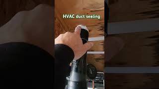 HVAC duct sealing hvac hvaclife [upl. by Jonette]