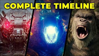 Complete Godzilla x Kong Monsterverse Timeline [upl. by Nilram]