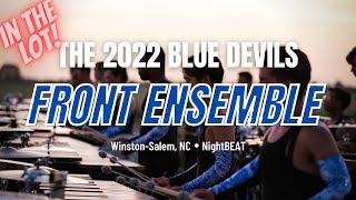 The Blue Devils 2022 Front Ensemble  In The Lot WinstonSalem NC [upl. by Peppie]