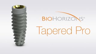 Tapered Pro dental implant from BioHorizons [upl. by Annim]