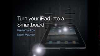 Turn Your iPad into a Smartboard without an Apple TV  Reflector Tutorial [upl. by Lirba]