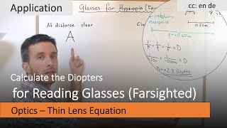 Calculating Diopters for Reading Glasses [upl. by Yoo]