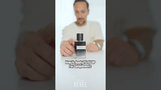 How To Apply YSL Y EDP For Compliments How To Apply Fragrance menscologne fragrance [upl. by Ligriv]