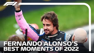 Fernando Alonsos Best Moments Of 2022 [upl. by Ayortal551]