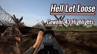 Hell Let LooseMy Best Game with the Gewehr 43 to date [upl. by Tacye]