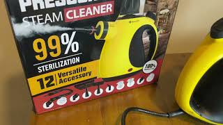 Review of STEAMIFY Handheld Steam Cleaner  Powerful Steamer [upl. by Caughey]