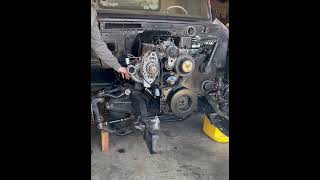 12 Valve Cummins swapped in 1965 C10 also swapped HE351VE VGT turbo out of a 67 cummins in aswell [upl. by Acilef]