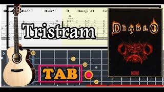 Guitar Tab  Tristram Diablo OST Fingerstyle Tutorial Sheet Lesson Anp [upl. by Neetsirhc]