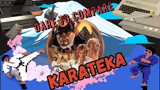 Dare to Compare Karateka on Atari 8 BitXEGS vs 7800 [upl. by Sabah904]