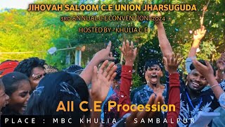 JIHOVAH SALOOM CE UNION JHARSUGUDA ll 3rd ANNUAL CE CONVENTION ll HOSTED BY  KHULIA CE ll 2024 [upl. by Cody]