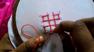 4Sindhi embroidery sindhi tankakutch workgujrati stitch Concept video for beginners [upl. by Marsha]