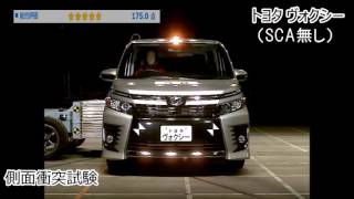 Crash Test Toyota alphard 2017 [upl. by Yenaffit]