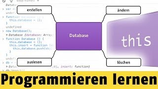 Wie erstellt man eine Datenbank  Programmieren lernen mit JavaScript 30 [upl. by Avika967]