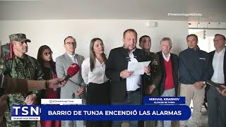 BARRIO DE TUNJA ENCENDIÓ LAS ALARMAS [upl. by Guibert]