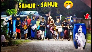 Sahur  Sahur 🔥Kompilasi prank pocong terlucu ramadhan 2023  dijamin ngakak 🤣 [upl. by Hewet350]