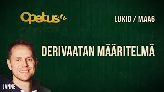 Derivaatan määritelmä [upl. by Woodford688]